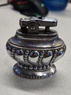 Vintage Fisher Silver-Plated Table Lighter
